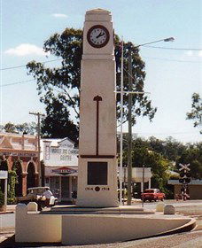 Goomeri War Memorial Clock - Accommodation Mount Tamborine 0