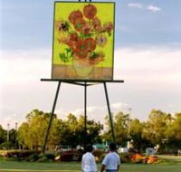 Van Gogh Sunflower Painting - Accommodation Mount Tamborine