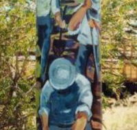 Capella Light Pole Murals - Accommodation Mount Tamborine