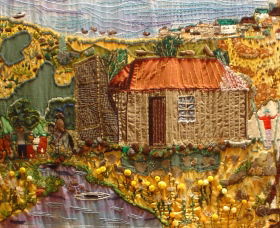 Adaminaby Memorial Hall Stage Curtain - Accommodation Mount Tamborine 1