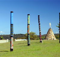 Maclean Tartan Power Poles - Accommodation Mount Tamborine