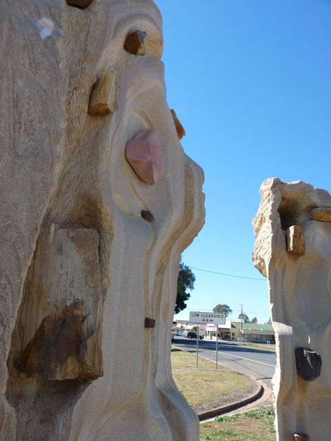 Fossilised Forrest Sculptures - Accommodation Mount Tamborine 2