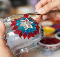 Mosaic Lamp Workshop in Sydney. - Accommodation Mount Tamborine