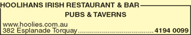 Hoolihans Irish Restaurant & Bar - Accommodation Mount Tamborine 6