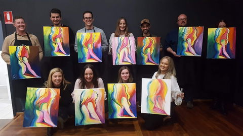 Paint And Sip Experience - Accommodation Mount Tamborine 1