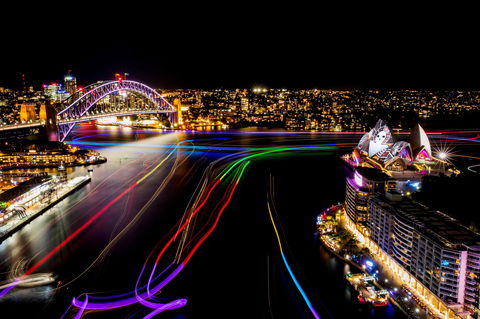 Vivid Sydney Harbour Dinner Cruises – Australian Cruise Group - Accommodation Mount Tamborine 1
