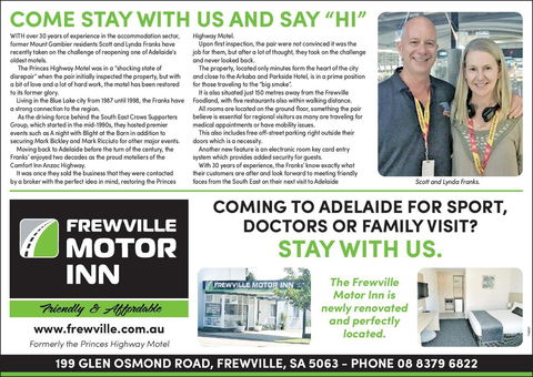 Frewville Motor Inn - Accommodation Mount Tamborine 7