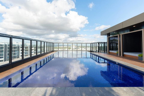 Japanese Style Waterfront Apt Wt Rooftop Pool - Accommodation Mount Tamborine 0