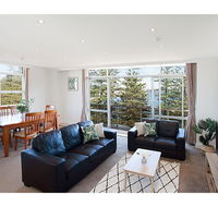 View Of Manly Pines And Waves From Large Apartment - Accommodation Mount Tamborine