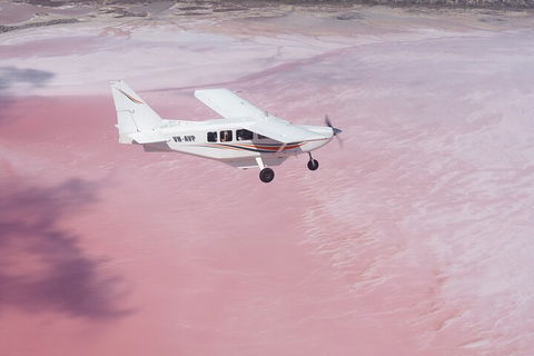 Pink Lake + Abrolhos Islands Scenic Flight - Accommodation Mount Tamborine 2