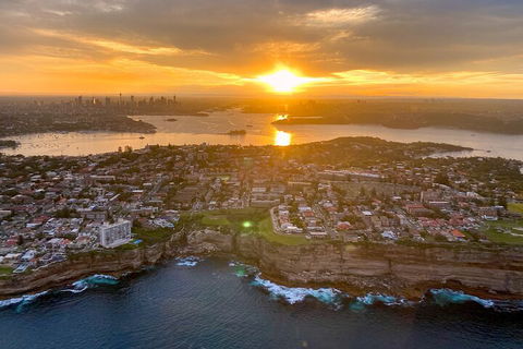 Private Sunset Helicopter Flight Over Sydney & Beaches For 2 Or 3 - 30 Minutes - Accommodation Mount Tamborine 3